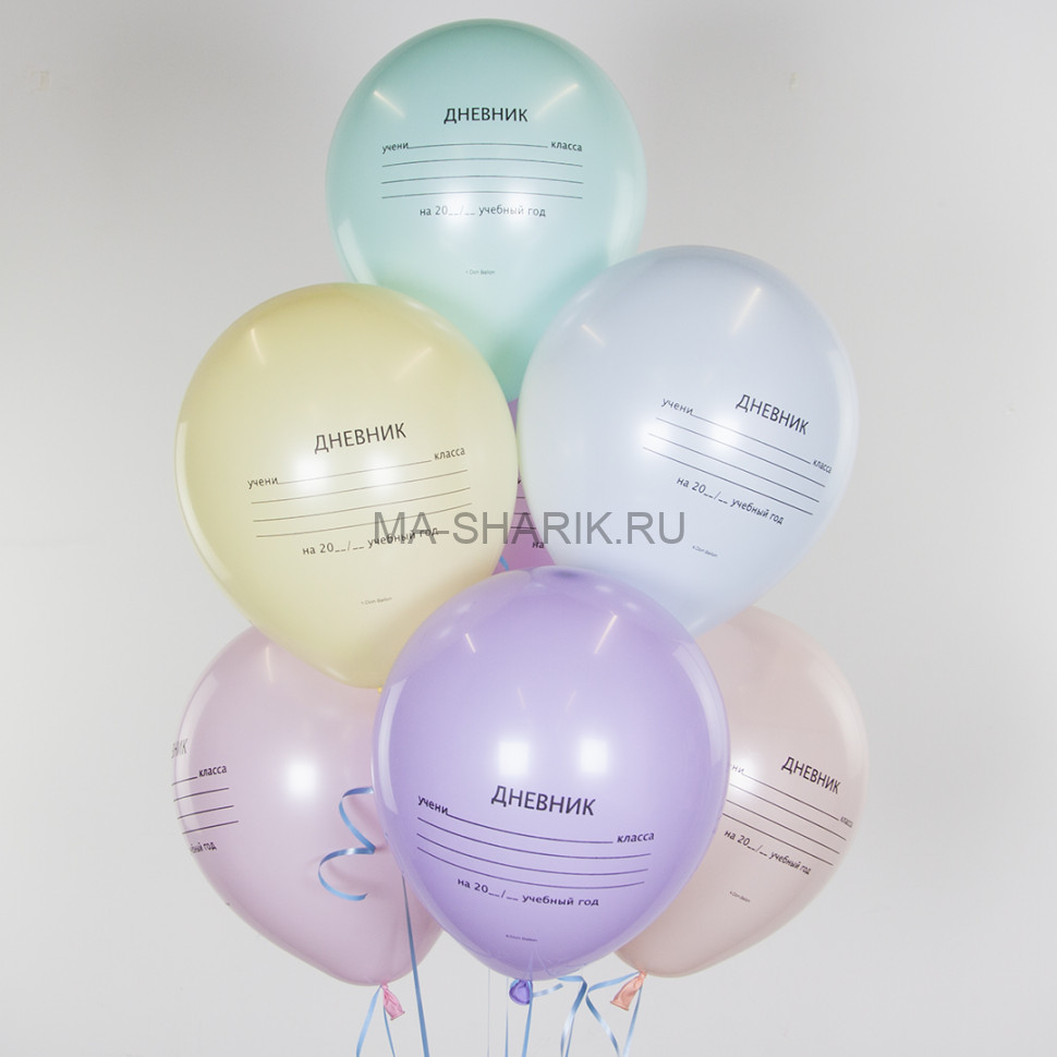 Шар (12''/30 см) Школьный дневник 
