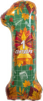 Шар  Цифра (34''/86 см), 1 Сентября, День Знаний