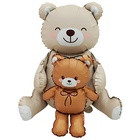 Фигура (37"/94см) Мишка с медвежонком