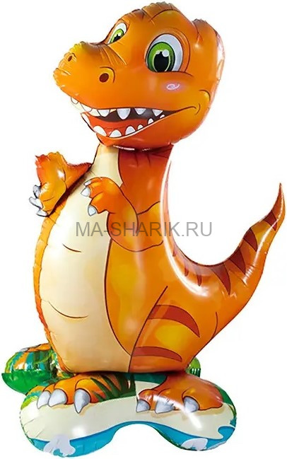 Шар 3D (31''/79 см) Фигура на подставке, Маленький тираннозавр